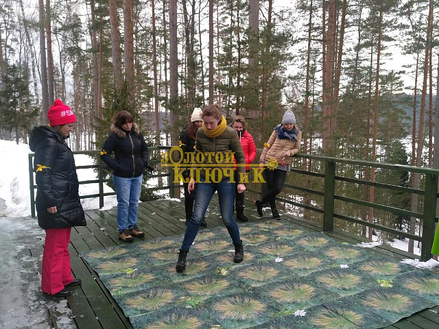Активная программа "Потешная зима" для компании 20 человек